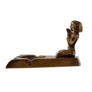 Cendrier antique fait à la main avec des sculptures égyptiennes parfait pour la décoration intérieure et les articles de cadeau de collection - Product Image 4