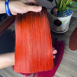 Offre Spéciale ombre couleur vive os droit vietnamien vierge faisceaux de cheveux humains pas cher extensions de cheveux faisceaux de cheveux bruts en gros - Product Image 1