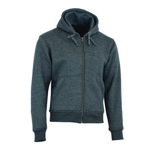 Sweats à capuche pour hommes de coupe régulière adaptés à un simple habillage décontracté assorti à un jogging ou à un pantalon pour le style Basics coton mélangé - Product Image 3