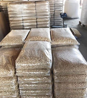 EcoPellets 100% Biomasse de bois dur, combustible écologique en palettes, sciure de pin et de chêne de 6 mm de diamètre, faibles émissions de carbone, sacs d'ash emballés