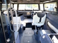 Yacht de pêche en mer en aluminium de 9 m avec moteur hors-bord, bateau de croisière de luxe certifié CE
