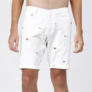 Pantalones Cortos Casuales para Hombre, con Logotipo Personalizado, de Secado Rápido, Transpirables, Elásticos, con Diseño Sólido, Estilo Urbano, Tela de Lana Peinada - Product Image 1
