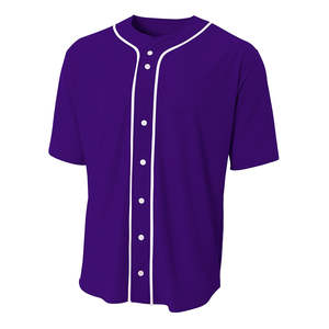 100% poliéster Spandex transpirable secado rápido béisbol Softball Jersey camisas de talla grande ropa deportiva para adultos en venta - Product Image 1