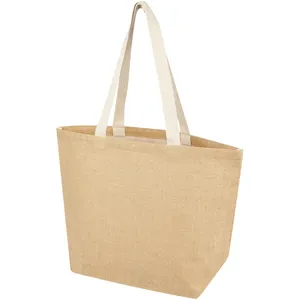 Borsa Tote Sostenibile in Juta da 12L, Borsa Promozionale per Merchandising - Product Image 1