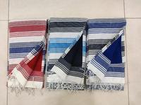 Serviettes Fouta Hammam carrées 100 % coton Avior, super douces, séchage rapide, rayées, teintes en fil, tissées compressées, prix abordable, les plus vendues
