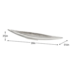 Cuenco decorativo en forma de barco de aluminio ecológico hecho a mano sin BPA resistente al calor Apto para lavavajillas para ocasiones de fiesta - Product Image 5