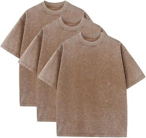 Fabricant de vêtements sur mesure, t-shirt Y2k, patchwork, coupe et couture, t-shirt délavé, streetwear, tee-shirt à panneaux courts et amples pour hommes - Product Image 4