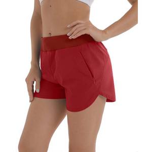 Ropa para mujer, pantalones cortos de poliéster y LICRA, tela personalizada y estampado de logotipo para gimnasio, Fitness, Yoga, ropa corta de todas las tallas - Product Image 5