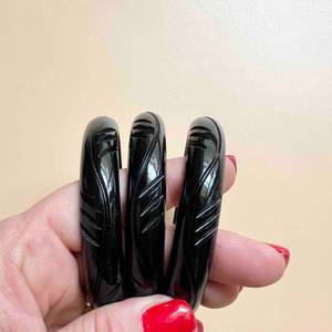 Unique <b>Resin</b> Bangles for Girls with Real Petals Embedded in <b>Clear</b> Glossy Finish for Daily Use - Product Image 2