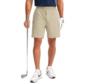 กางเกงขาสั้นเล่นกอล์ฟผู้ชายยาวถึงเข่าแบบลำลองสีทึบผ้าออกซ์ฟอร์ดแห้งเร็วระบายอากาศได้ดีฤดูร้อน - Product Image 3