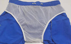 Short de plage en nylon bon marché en gros Short de bain avec doublure en maille pour hommes ShortsDDP shipping - Product Image 4