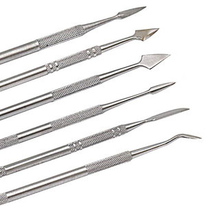 Ensemble d'instruments de sculpture à la cire manuels à double extrémité réutilisables de qualité supérieure en acier inoxydable Outils dentaires - Product Image 3