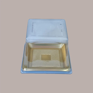 Medorino 100 Plateau Alcas carré à portion unique 9.5x9.5 cm Plateau décoratif écologique pour nourriture cuisine salle à manger et usage domestique - Product Image 4