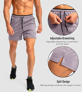 Pantalones Cortos Deportivos de Verano para Hombre, de Alta Calidad, Casuales, Transpirables, de Secado Rápido, con Diseño Sólido, al por Mayor, Personalizables - Product Image 5