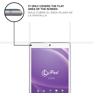 Protecteur d'écran antichoc pour tablette Leotec L-Pad Mini Atom, housse de protection Premium - Product Image 4