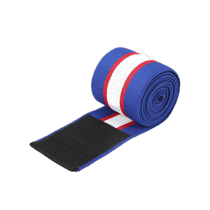 New OEM Elastic <b>Knee</b> <b>Supports</b> Knitted Elastic Fabric Breathable Non-Slip <b>Knee</b> <b>Support</b> compression workout gym accessories - Product Image 3