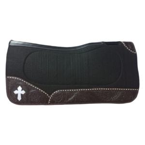 Wholesale Premium Horse Western Saddle <b>Pad</b> Classic Design with Comfortable Fabric Lining Portable 32"L X 31"W X 1" - Product Image 1