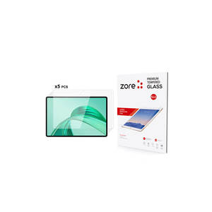 Protecteur d'écran en verre trempé compatible Netzy 5-en-1 pour tablette Honor Pad X8A Transparent - Product Image 1