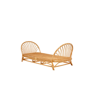 Meubles pour enfants, meilleure vente de lit simple en rotin de qualité supérieure lits pour enfants naturels - Product Image 1