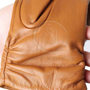 Gants en cuir respirants personnalisables bon matériel écran tactile marque privée pour une utilisation hivernale en plein air design personnalisé votre propre - Product Image 5