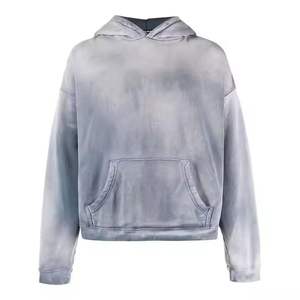 Meilleure vente 500 GSM sweats à capuche et sweat-shirts décolorés en coton pour hommes avec logo personnalisé tenue décontracté pour l'hiver bas quantité minimale de commande - Product Image 1
