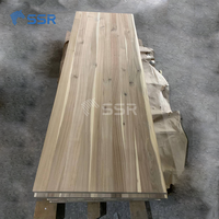 SSR VINA - Plan de travail en bois d'acacia à bord collé - Planches de bois d'acacia à bord vivant pour plans de travail DIY