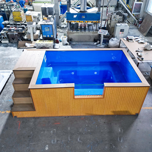 Piscine extérieure de luxe, petite piscine en FRP personnalisable pour hôtels et jardins, construction durable, spa - Product Image 3