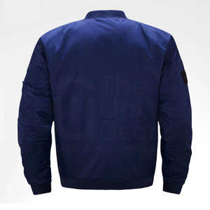 La última chaqueta de bombardero de estilo callejero para hombre, chaqueta de invierno de alta calidad con cuello levantado y logotipo frontal, servicio OEM, diseño de moda - Product Image 6