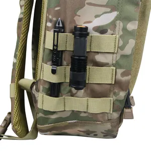 Custom High Quality Black Waterproof Camouflage Tactical Backpack Bag For Camping