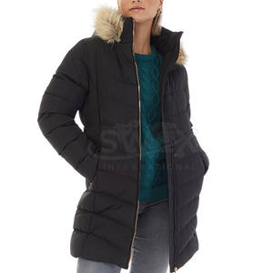 Chaqueta Parka Premium para Mujer con Cinturón, Abrigo Largo de Invierno, Precio al por Mayor - Product Image 5