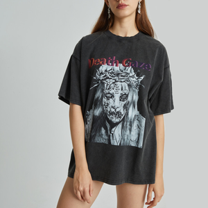 Camiseta Deportiva Orson Vintage para Hombre, Negra, Lavada, de Algodón, con Estampado Digital, Secado Rápido, Transpirable y Ecológica, de Manga Corta - Product Image 6