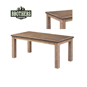 Mesa de comedor de madera maciza de alta calidad a prueba de agua del proveedor de Vietnam-roble/Pino/ACACIA para muebles de hotel y comedor - Product Image 1