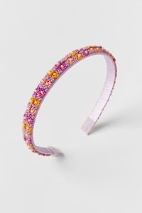 Nouveaux bandeaux perlés en gros de broderie à la main élégante avec des bandeaux de graines noués personnalisés utilisés pour les femmes et les filles - Product Image 2