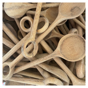 Lightweight Wooden <b>Spoon</b> With Long Handle Great For Hot <b>Soups</b> Sauces And Everyday Cooking - Product Image 5