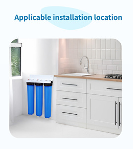 เครื่องกรองน้ำพลาสติกขนาด20นิ้วแหล่งจ่ายไฟแบบแมนนวลสำหรับใช้ในครัวเรือนและเชิงพาณิชย์อัตราการไหล50 GPD - Product Image 6