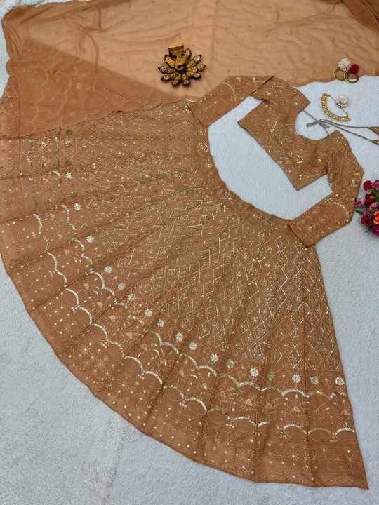 Boutique Collection Lehenga Choli for Women Vintage Ball Gown Exquisite 9mm Sequence Embroidery Export Quality Available Price