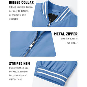 High Quality OEM Custom <b>Vintage</b> Baseball <b>Varsity</b> <b>Jacket</b> Customizable logo Waterproof Windproof Baseball <b>Jacket</b> for Men - Product Image 4