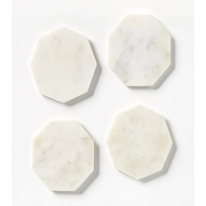 Posavasos de mármol natural de alta calidad al por mayor, posavasos de cerámica de mármol blanco, posavasos de mármol real, tendencia de moda a bajo precio - Product Image 6