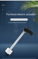 Aktuator Linear Penggerak Geser 12V/24V untuk Bagian Furnitur 4000N SLA-PT01