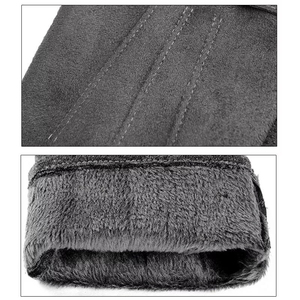 Vente en gros de gants de conduite en cuir de vachette véritable d'agneau de haute qualité pour hommes femmes gants de voiture d'hiver imperméables protection UV - Product Image 6