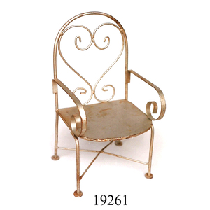 Chaise Design Unique Fabricant de Fer Fait à la Main Salon et Extérieur Utilisation de Porte Chaise Décorative à Vendre - Product Image 6