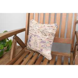 หมอนอิงพิมพ์ลายวินเทจผ้าวูลสีเบจ12X12นิ้วลายวินเทจผ้าโมเสค - Product Image 3