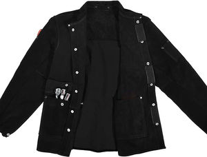 Overoles de Seguridad de Cuero Ignífugo al por Mayor, Overoles de Protección para Soldadores Hechos a Medida - Product Image 3