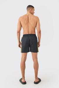 กางเกงว่ายน้ำสำหรับผู้ชายกางเกงว่ายน้ำขาสั้นสำหรับผู้ชายสีทึบทำจากปากีสถาน - Product Image 2