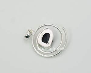 จี้หินวันเกิดสีเงินสเตอริง925พร้อมตัวเรือนแทนซาไนต์สีฟ้าสำหรับฝังจี้และเครื่องรางอย่างดี - Product Image 4