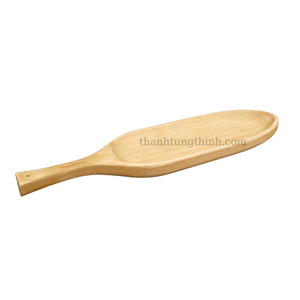 Bandeja de Servir de Madera Hecha a Mano Ecológica de Primera Calidad, Diseño Moderno y Lujoso para Decoración de Cocina de Restaurante, Fabricante de Vietnam - Product Image 1