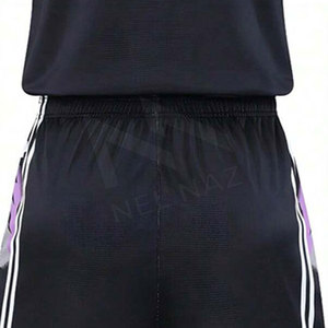 Maillot uniforme de basket-ball respirant et shorts uniformes de conception de sublimation personnalisés bsci, polyester, vêtements de sport - Product Image 6