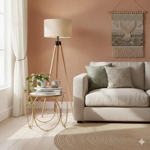 Ensemble de tables basses gigognes avec finition laiton antique moderne, écologique et durable pour la décoration intérieure du salon - Product Image 3