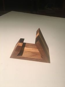 เคสโทรศัพท์แบบมีขาตั้งตกแต่งโต๊ะในสำนักงานทำจากไม้สำหรับป้ายติดผนังอุปกรณ์เสริมอัจฉริยะ - Product Image 3