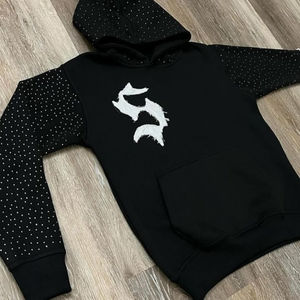 Sweat-shirts personnalisés 100% coton pour hommes, impression sérigraphique, patch délavé, tissu respirant lourd, sweat-shirt à capuche d'hiver - Product Image 3